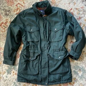 Lands' End Wool Lined Utility Coat